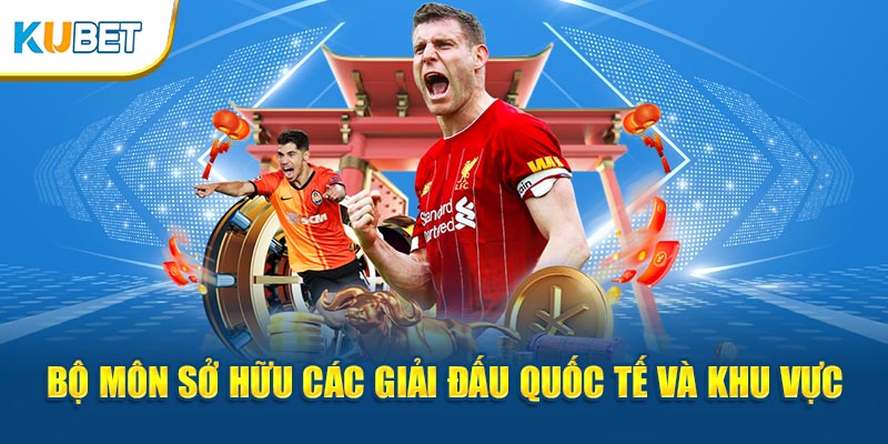 Bộ môn sở hữu các giải đấu quốc tế và khu vực