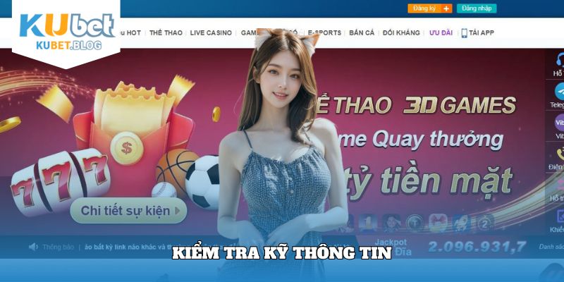 Kiểm tra kết nối internet