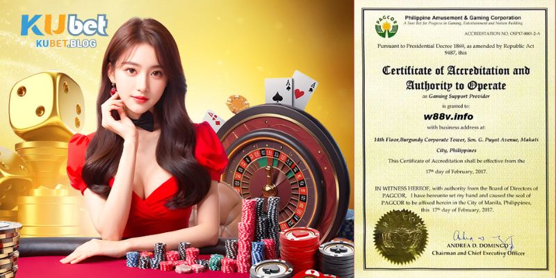 Các giấy phép pháp lý chứng minh sự uy tín và minh bạch của nhà cái